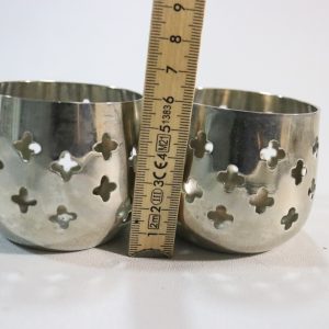 2st ljuslyktor i metall, Made in India