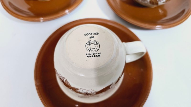 Höganäs "Servis 80" 3 koppar och fat