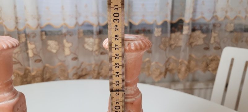 2 stora ljusstakar - 28cm