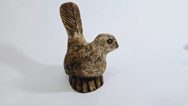 Fågel, LAHOLM KERAMIK, JANI STENGODS i ATELJE H: 18cm