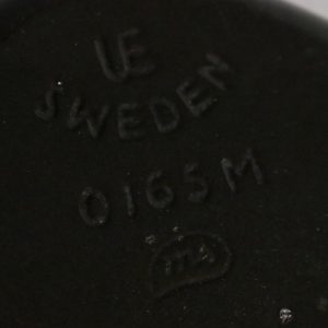 Vacker retrofat med röd glasyr – 23 cm
