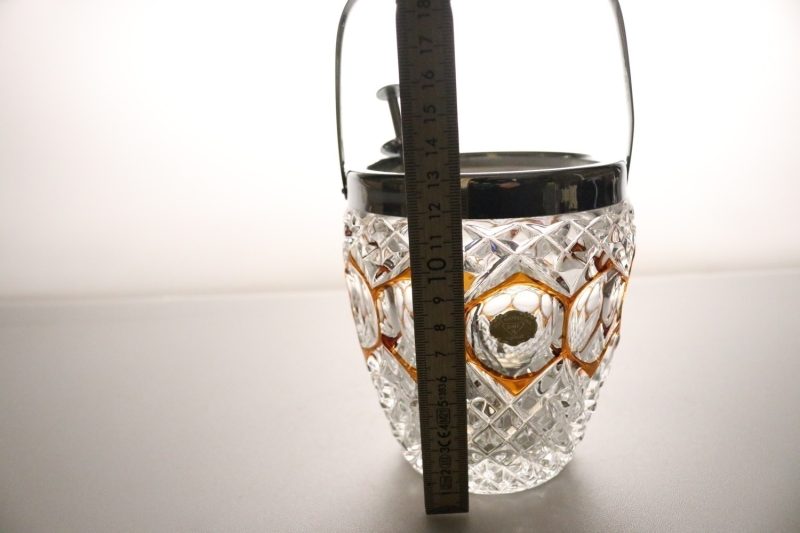 Exklusiv Ishink - Glas/Metall - 1900-talets Andra Hälft