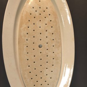 Elegant serveringsfat från Rörstrand med hålad insats, 60 cm