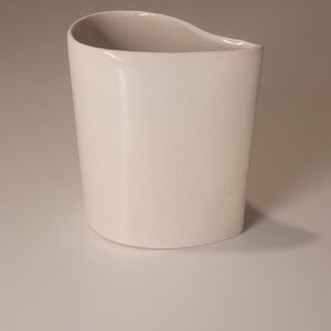 Vit vas 15cm
