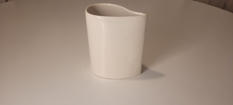 Vit vas 15cm