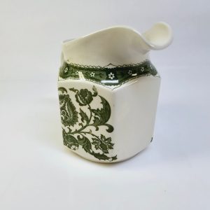 Klassisk "Ridgway Ironstone" Kanna i Grön Jacobean-design