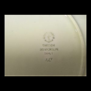Set med 5 djupa tallrikar i benporslin från Gustavsberg, Stig Lindberg (20 cm)