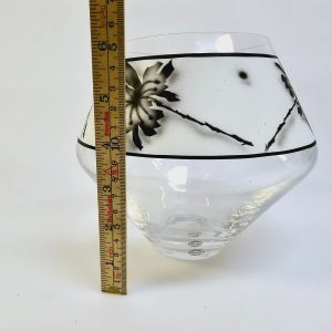 Elegant Bergdala-vas med handmålat mönster, 15,5 cm
