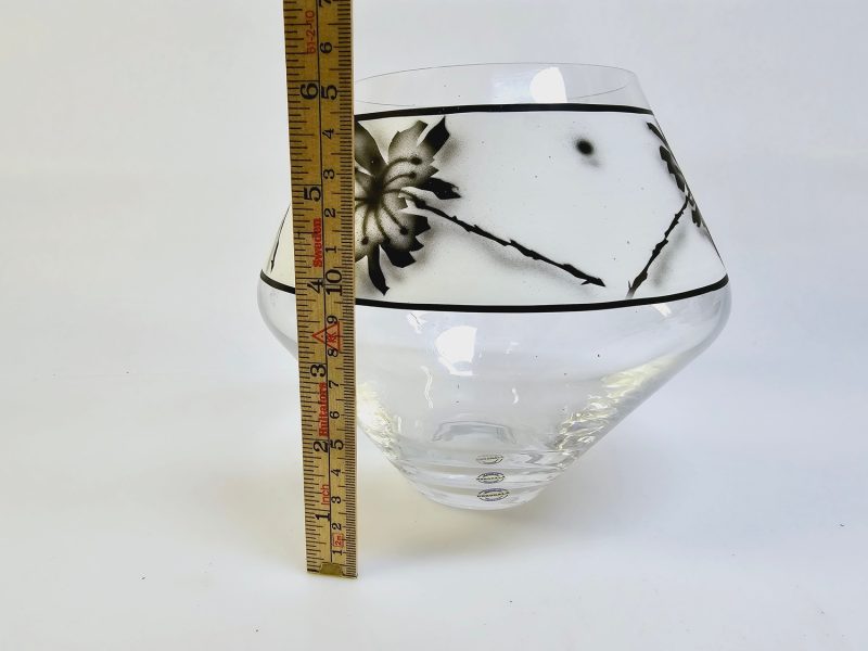 Elegant Bergdala-vas med handmålat mönster, 15,5 cm