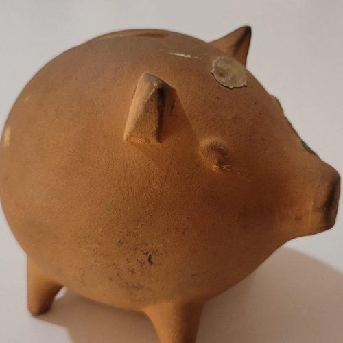 Upsala ekeby spargris / sparbössa 11cm