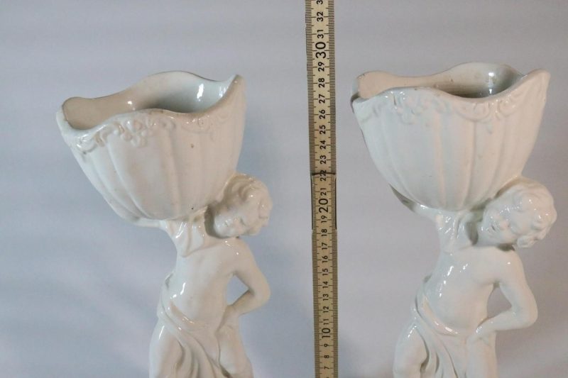 FIGURINER/KRUKOR, 2 st. porslin, Capodimonte, Italien