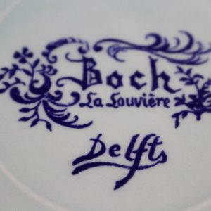 Delft väggtallrik / fat Sjöman Boch Freres La Louviere Belgien