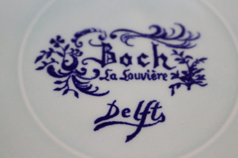 Delft väggtallrik / fat Sjöman Boch Freres La Louviere Belgien