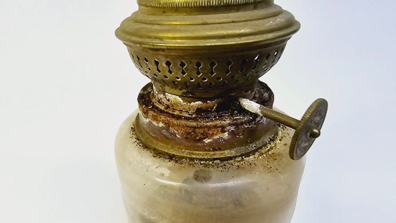 Antik fotogenlampa "Kosmos Brenner" – Charm med tidens patina