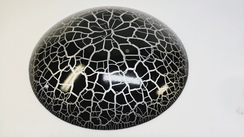 Exklusivt fat från Nybro Crystal – Stort handgjort mästerverk!