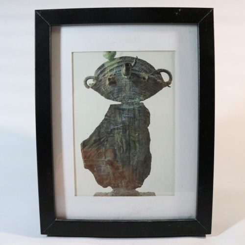 Tavla, bild JOAN MIRÓ. Figur och fågel, 1968. Fundació Joan Miró