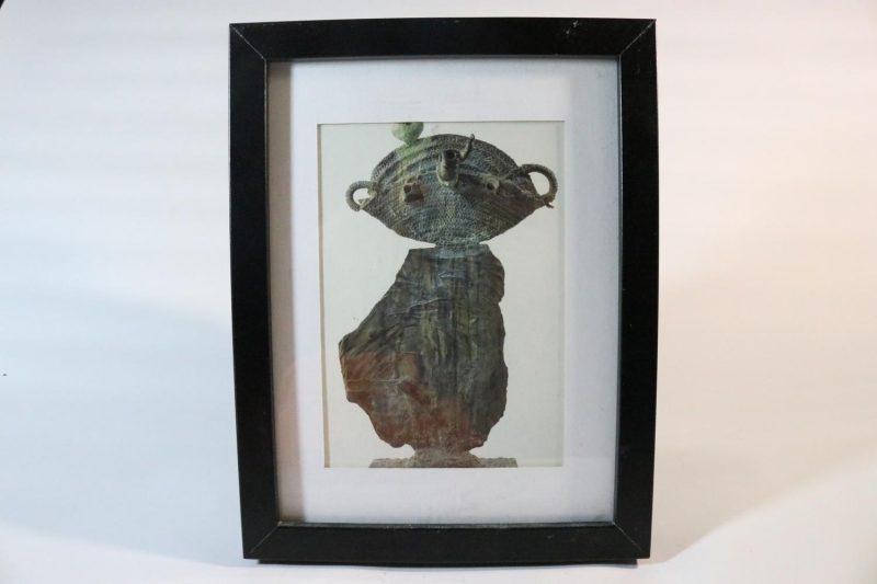Tavla, bild JOAN MIRÓ. Figur och fågel, 1968. Fundació Joan Miró