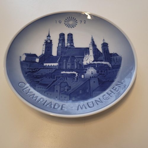 Väggtallrik Olympiade Munchen 1972 Royal Copenhagen Denmark