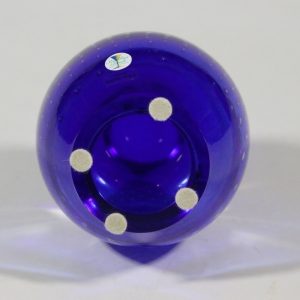 RENATE STOCK. Ljuslykta, glas, Sea Glasbruk