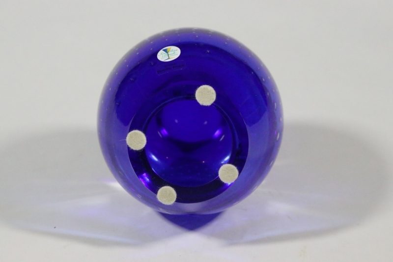 RENATE STOCK. Ljuslykta, glas, Sea Glasbruk