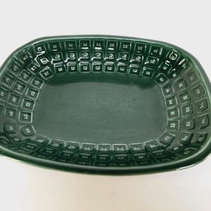 Vintage JIE Gantofta Grönt Serveringsfat – Skandinavisk Retrodesign