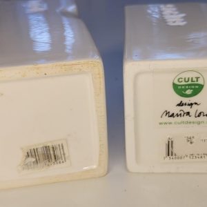 Behållare för mjölk och socker, porslin, cultdesign