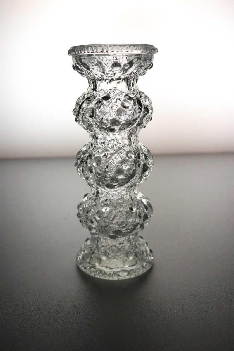 VAS,  i texturerad pressglass från Oberglas Austria - Österrike