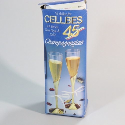 Champagneglas, plast