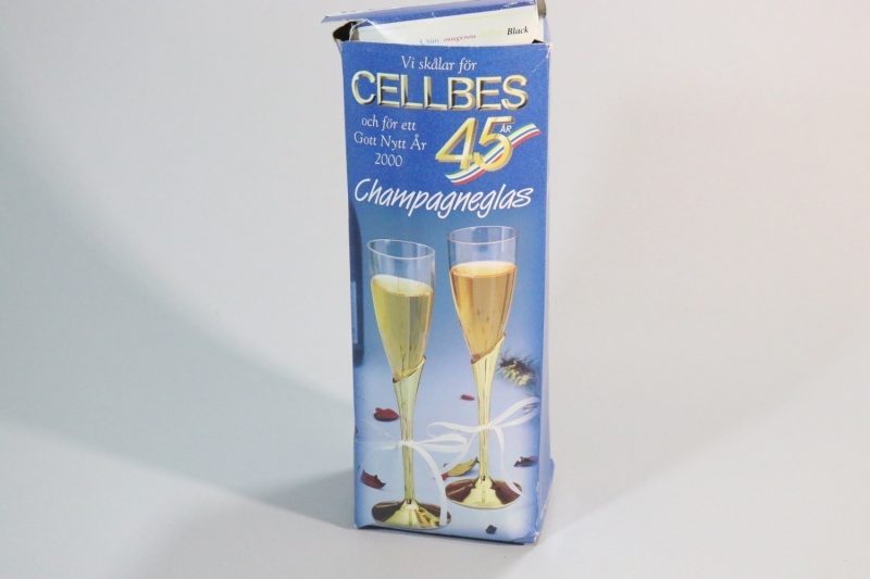 Champagneglas, plast