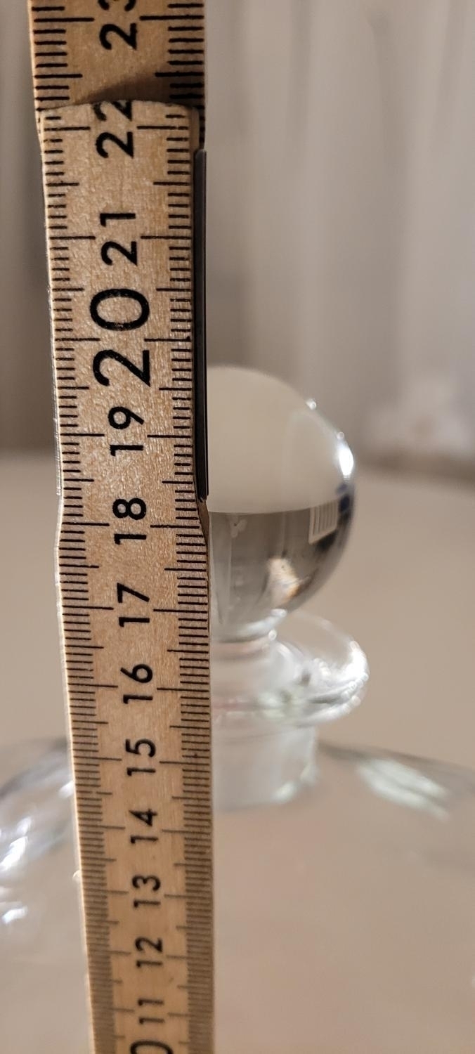 Karaff med rosett "handmade quality"