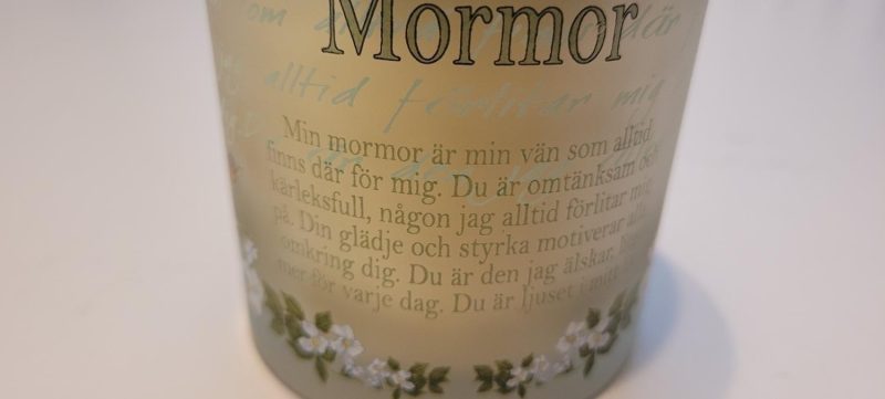 Doftljus till mormor