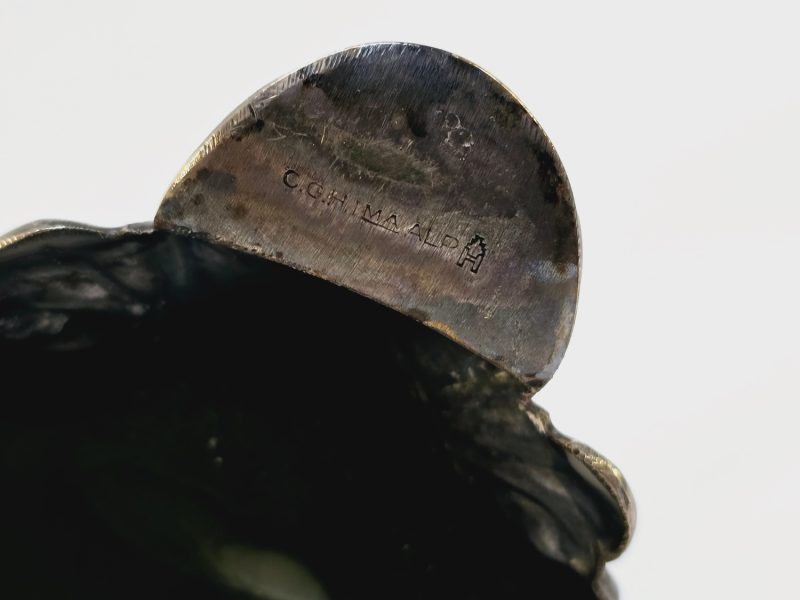Antika ljusstakar i klassisk barockstil – 17 cm höga