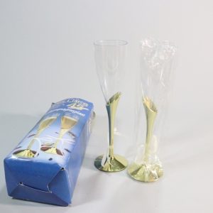 Champagneglas, plast