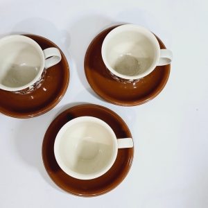Höganäs "Servis 80" 3 koppar och fat