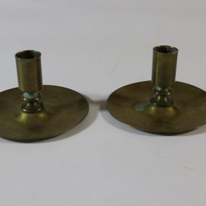 2st små mässing ljusstakar