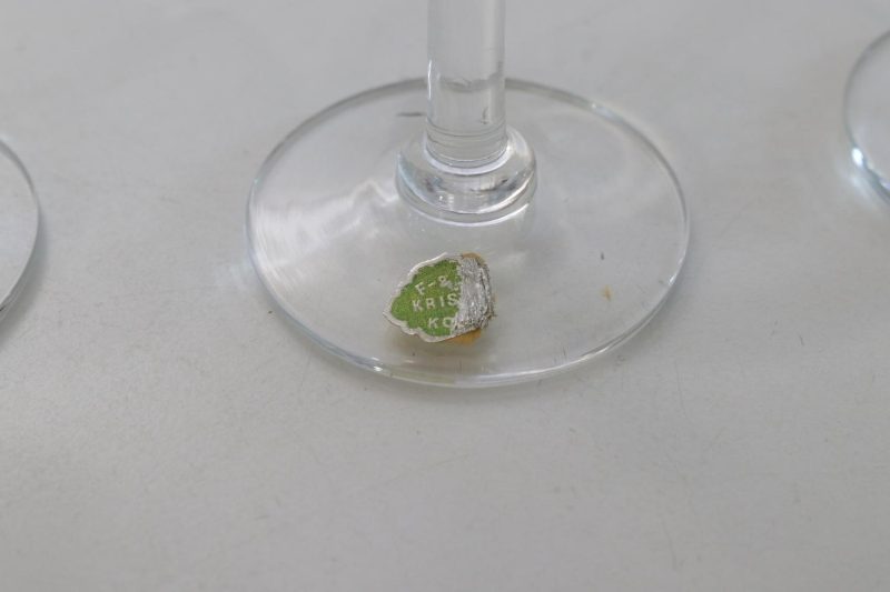 Glasservis, 4 glas, F-& HL Kristall, Kosta