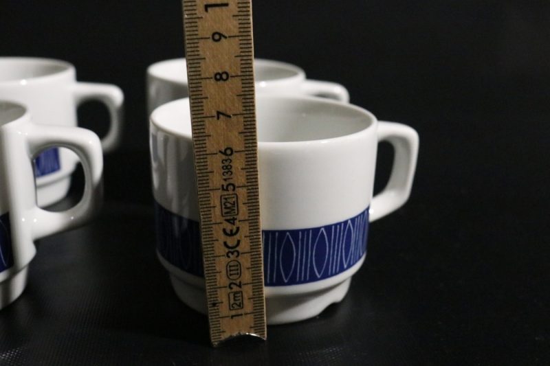 Set med 4 Kaffekoppar – Figgjo Norway, Tidlös Skandinavisk Design