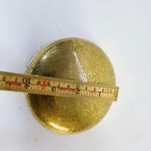 Elegant ALKA Kunst Kronach Burk med Lock – Äkta Gulddekor, Bavaria