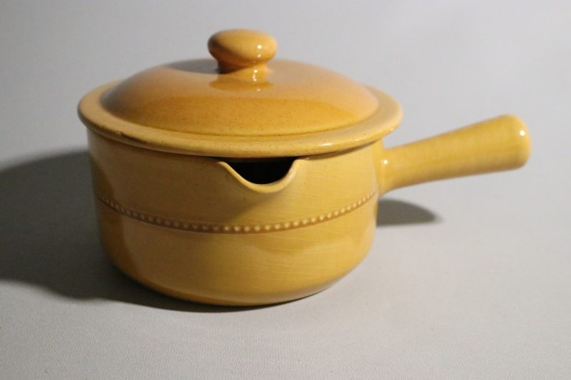 Old Höganäs Gryta – Handgjord Keramik, 13 cm i diameter