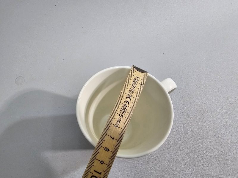 Mugg med Blad- och Citrusmönster