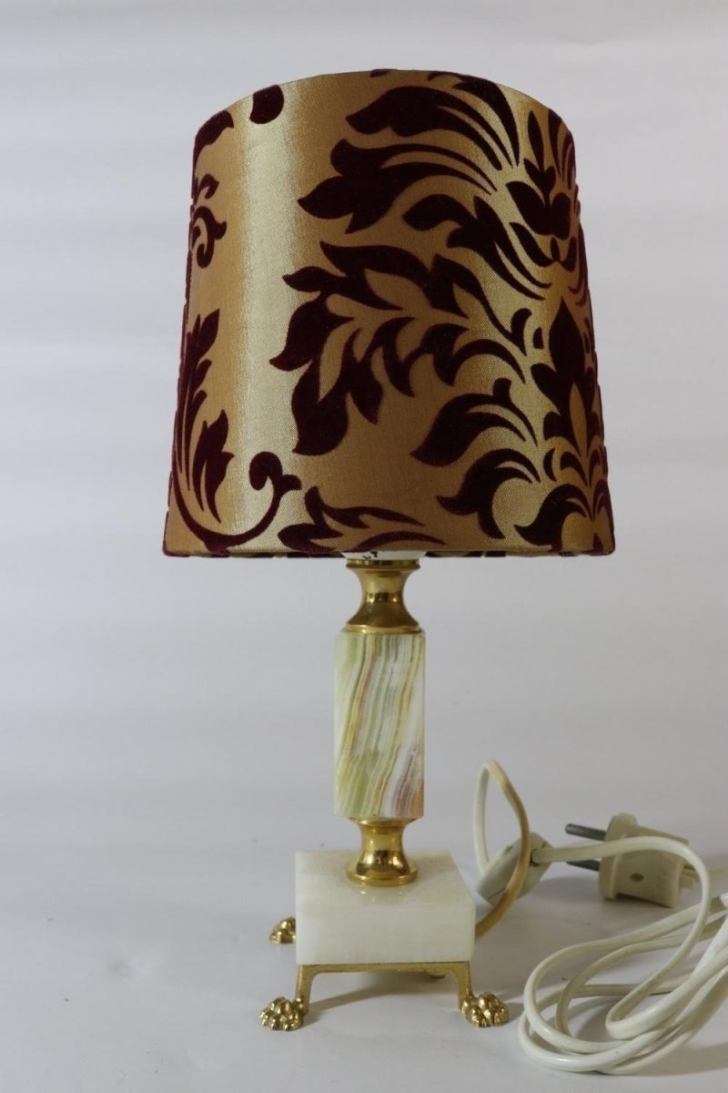 BORDSLAMPA, Marmor eller Onyx - skärm ingår