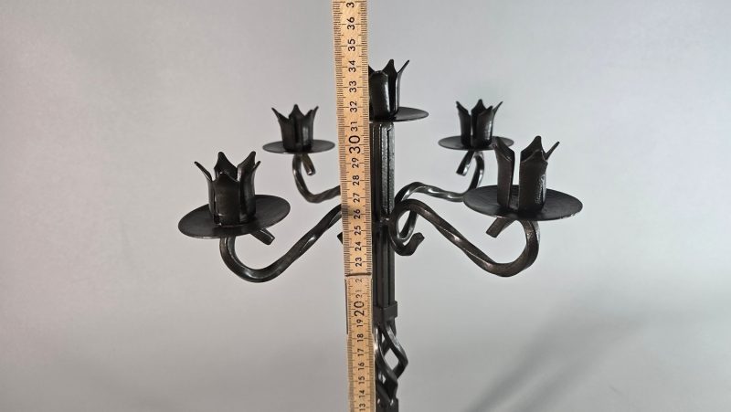 Kadelaber, 5-Armar, metall