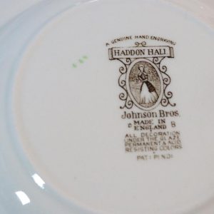 5st djupa tallrikar, Johnson Bros! Haddon Hall