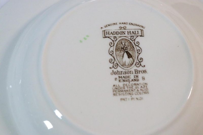 5st djupa tallrikar, Johnson Bros! Haddon Hall