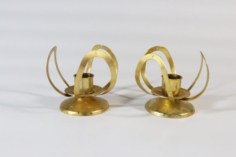 Ljusstakar guldplated Argos mantorp, saknar prismor
