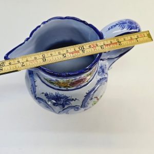 Handmålad Keramikkanna – 20 cm, Tillverkad i Portugal