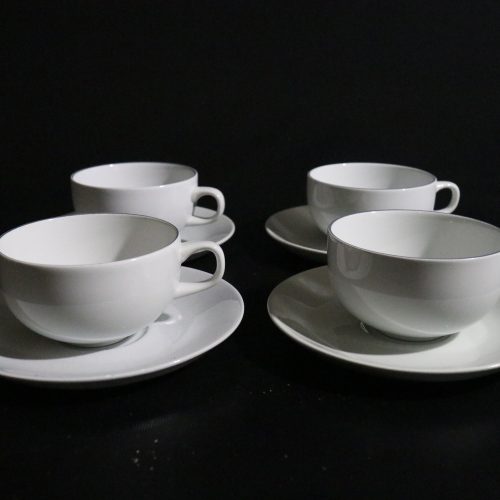 Elegant kaffeservis från Royal Copenhagen - Modell Fajance 3042