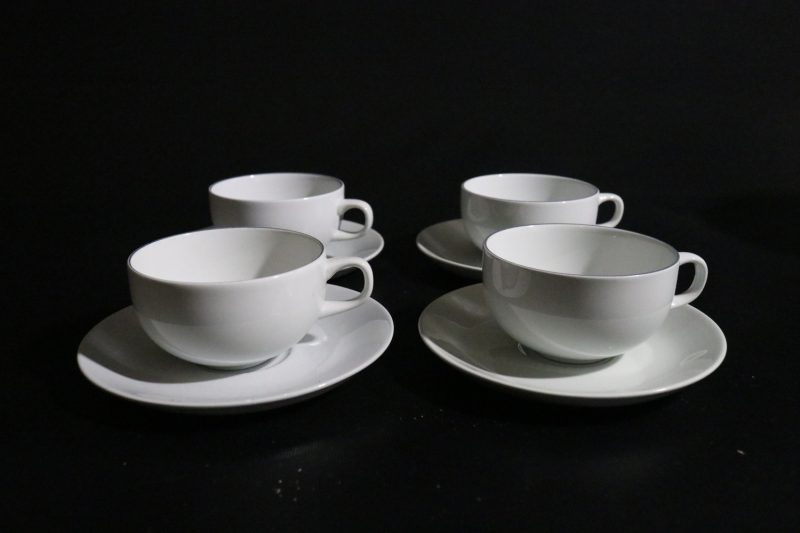 Elegant kaffeservis från Royal Copenhagen - Modell Fajance 3042