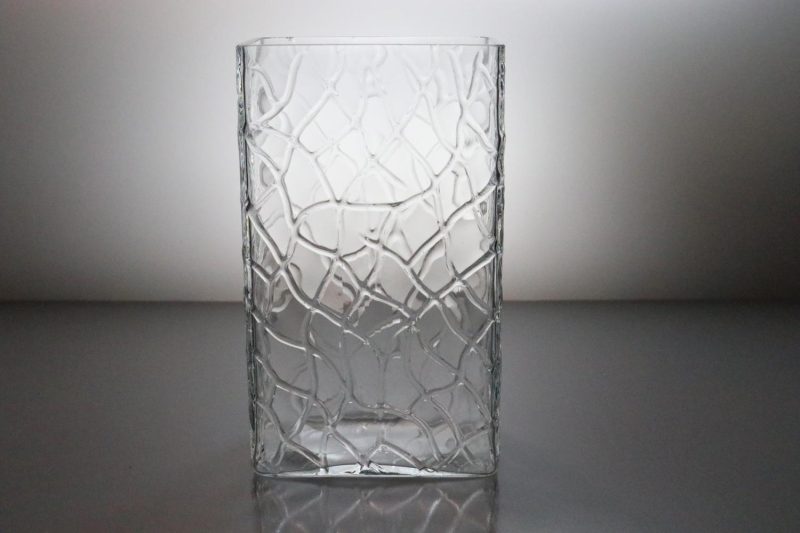 Vacker rektangulär Vas, 19,5cm