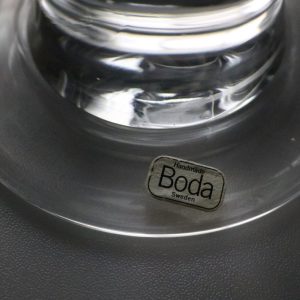 SIGNE PERSSON-MELIN, Boda, "Sangria", 6 st glas på fot, 1 tillbringare